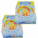 Rainbow Parfümlü Topaklaşan Bentonit 10 lt 2 Adet Kedi Kumu