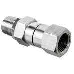 Raincovo Basınçlı Yıkama Makinesi Döndürülebilir, 3/8 İnç NPT Dişli Basınçlı Yıkama Armatürleri, 5000 PSI, Paslanmaz Çelik