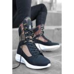 Rainon Store Bağcıklı Koyu Askeri Nabuk Yüksek Taban Boksör Unisex Spor Postal Bot - Koyu Yeşil