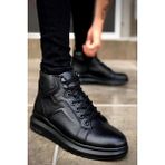 Rainon Store Içi Dışı Hakiki Deri Fermuarlı Siyah Erkek Spor Yarım Bilek Bot