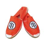 rainUP Dragon orange Kanji Kame benzersiz yelken bezi spor ayakkabı Esparto - Üniseks - Espadril %100 organik pamuk tasarım Ball Anime - Kol ve dövüş sanatları için spor ayakkabı, Turuncu., 44 EU