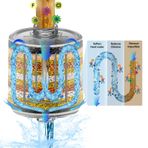 RAINVISTA Sert Su için Duş Filtresi Duş Başlığı Filtresi Yüksek Çıkışlı Duş Su Filtresi Yumuşatıcı Klor Florür Ağır Metal ve Zararlı Maddelerin Çıkarılması Derin Su Arıtma