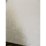 Raised 460-D (53 cm x 10 Mt) Kabartmalı Beyaz Kendinden Desenli Sade Duvar Kağıdı 5m2 - 53 x 1000 cm