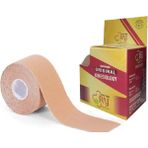 Raj 5cm x 5mt Tape Yüz Yogası Yüz Germe ve Gerdirme Bandı Için Therapy Cotton Kinesio