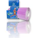 Raj Mavi Tape Kinesio 5m x 5cm Sporcu Bandı Bandı - Mor - Standart