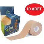 Raj Ten Tape Kinesio Ağrı 5m x 5cm Sporcu Bandı Agrı Bandı 10 Adet - 2