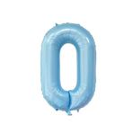 Rakam Folyo Balon 34 inç 76-82 cm (Bebe Mavisi, 0)