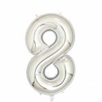 Rakam Folyo Balon Metalik - 8 Yaş Folyo Balon Metalik - 8 Yaş Balonu