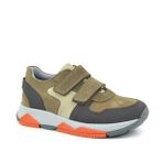 Rakerplus Hakiki Deri Kahverengi Çocuk Sneakers Spor Ayakkabı