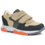Rakerplus Hakiki Deri Kum Gri Siyah Çocuk Sneakers Spor Ayakkabı vizon
