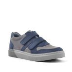 Rakerplus Hakiki Deri Lacivert Cırtlı Erkek Çocuk Sneaker