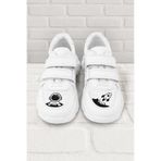 Rakerplus Tbons Hakiki Deri Beyaz Özel Tasarım Kız Çocuk Sneakers Ayakkabı