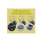 rakkun shop 3lü Uzay Baskılı Açacak ve Anahtarlık