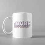 Rakkun Shop Babe Baskılı Kupa