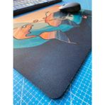 Rakkun Shop Halı Desen Baskılı Mousepad (28X40CM) - dünya haritası - Çok Renkli