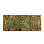 Rakkun Shop Mouse Pad, 30x70 cm, Mavi Halı Desen Baskılı, Kaymaz Taban, Bilek Destekli, Dikişsiz Kenar, Ergonomik, Ofis ve Oyuncular için (Yeşil)