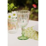 Rakle Botanical 4'lü Kadeh Seti 240 Cc Sarı - Yeşil