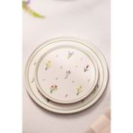 Rakle Botanical Seramik 4'lü 20 cm Pasta Tabağı Seti