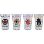 Rakle Fortuna 4'lü Shot Bardağı Seti 34 cc - 4 Adet - 34 ml