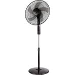 Raks 50 W Güçte Siyah Ayaklı Vantilatör 40 cm 5 Kollu Pervane ile Sessiz ve Yüksek Performans