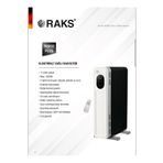 Raks Elektrikli Yağlı Radyatör Perg. Plus 2300 Watt Kumandalı