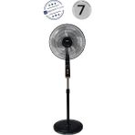 Raks Sf 18 Lindos Ayaklı Vantilatör 75W Siyah 45 cm Çapında 5 Kollu Pervane ile Ayarlanabilir Hız