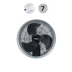 Raks WFR20 Power Siyah 130W Sanayi Tipi Duvar Vantilatör