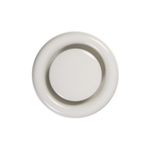 Raksan Metal Gemici Mga - 100 mm Wc - Banyo - Mutfak Havalandırma - Anemostad Menfez (Beyaz)