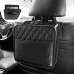 RAKSONIC Araba Koltuğu Sırtı Askılı Çanta, Bardaklar, Kağıt Havlular ve Küçük Eşyalar için Saklama Çantası, Birinci Sınıf Su Geçirmez PU Deri Araba Koltuğu Sırt Düzenleyicileri, Araba, Kamyon, SUV
