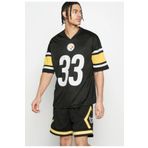 Ral Sport Nfl Pittsburgh Steelers Amerikan Futbolu Erkek Forma T-shirt Jersey Siyah