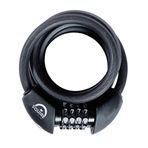 Raleigh Squire Zenith bisiklet-şifreli kilit LED 180 x 1.2 cm Siyah