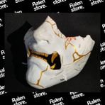 Ralen Ghost Of Yotei Temalı Koleksiyonluk Maske – Oyun Içi Maske Tasarımı, 3D Baskı Dekoratif Duvar/masa Üstü Aksesuar, Gamer Odası Dekoru - Altın