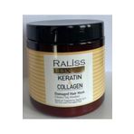 Raliss Elix Collagen&Keratin Onarıcı Saç Maskesi (Kuru ve Yıpranmış Saçlar İçin) 500 ml