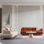 Ramada Koltuk Takımı (3+3+1+1) Krem Tarçın
