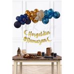 Ramazan Süsleme Seti Hoşgeldin Ramazan Yazılı Balon Zinciri Ramazan Köşesi Süs Paketi