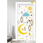 Ramazan Temalı Cam Duvar Kapı Süsleri Model-1 Hoşgeldin Ramazan Süsleri Sticker