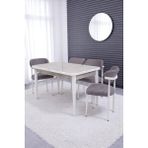 Rambla Mdf Açılır Lak Panel Mutfak Masa Sandalye Takımı 80*130cm