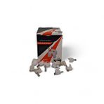 Ramdet 100 Adet No 1 Çelik Çivili Kroşe 0.75 Kablo Kroşesi 11-4mm Beton Kablo Çivisi Beyaz
