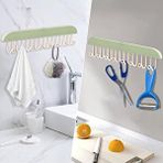 Ramdet 8 Kancalı Yapışkanlı Duvara Monte Renkli Askı Mutfak Askısı Banyo Askısı Kancalı Askı Yapışkanlı Askı Çok Renkli