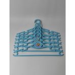 Ramdet Çocuk Elbise Askısı 6'lı Mavi Bebek Kıyafet Askısı 30 x 15 cm