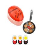 Ramdet Yumurta Zamanlayıcı Kıvamında Yumurta Yapma Isı Göstergesi Egg Timer Çok Renkli
