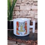 Ramen Kedi Noodle 3 Baskılı Kawaii Japon Anime Hediye Baskılı T Kulplu Latte Fincanı Kupa Bardak - Beyaz