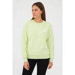 Ramior Kadın Oversize Açık Yeşil Sweatshirt – Basic Yuvarlak Yaka