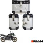 Ramm Bmw Motorrad 1300 Gs - 1300 Gs Adventure Alüminyum Üçlü Çanta Seti Gümüş - Siyah