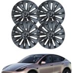Ramm Tesla Model Y Chic Simetri Jant Kapağı 19 Inç (4 Adet) Mat Siyah