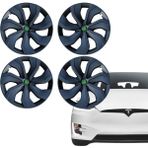 Ramm Tesla Model Y Knıfe Jant Kapağı Seti - 19 Inç - Mat Siyah