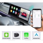Ramm Tesla Model Y / Model 3 F9 9” Orta Konsol Multimedya Ekranı – Dokunmatik Carplay & Android Auto Akıllı Panel Premium - TEK - Siyah