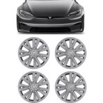 Ramm Tesla Model Y X Plaid Jant Kapağı 19 İnç - (4 Adet) - Gri - Model Y Legacy 2020-2024 - 19 inç