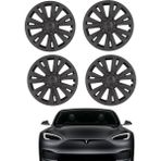 Ramm Tesla Model Y x Plaıd Jant Kapağı - 19 Inç - Mat Siyah - 4 Adet Set
