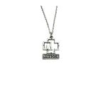 Rammstein Logo Tasarımlı Metal Kolye – Unisex - 60 Cm